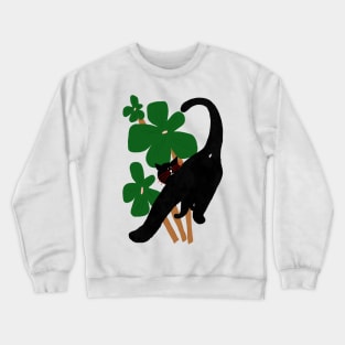 Funky pop-art cat butt Crewneck Sweatshirt